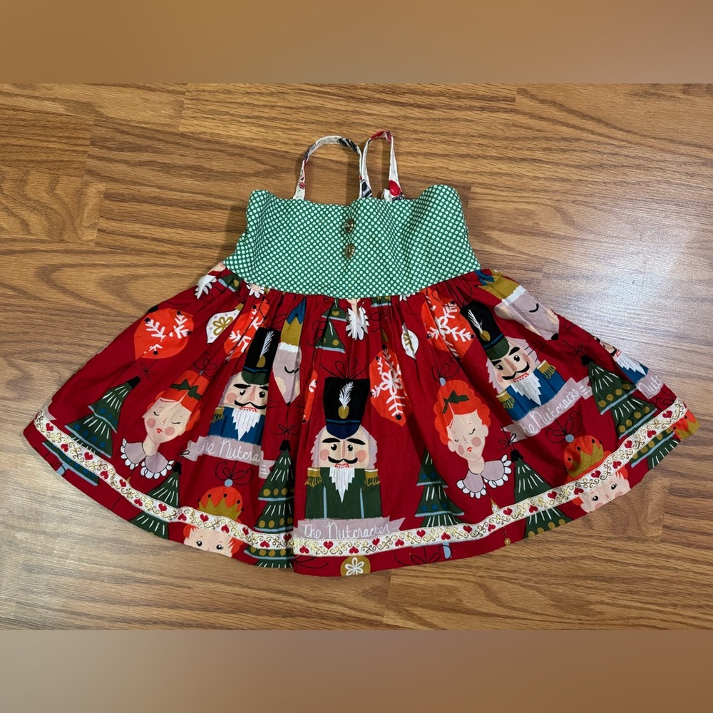 Thread Bea-tifully Boutique Christmas Nutcracker Dress LIKE NEW